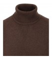 brązowy sweter męski z golfem Redmond 501-32