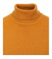 miodowy sweter męski z golfem Redmond 501-400