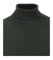 ciemno-zielony sweter męski z golfem Redmond 501-626
