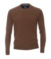 brązowy sweter męski pod szyję struktura Redmond 222415500-38
