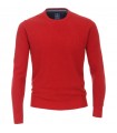 czerwony sweter męski pod szyję struktura Redmond 222415500-512