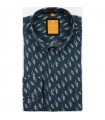 bawełniana koszula męska Redmond modern fit nadruk 94085110-10