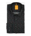 bawełniana koszula męska Redmond modern fit nadruk 94200110-90