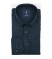 bawełniana koszula męska Redmond regular fit nadruk 94225111-10
