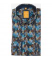 bawełniana koszula męska Redmond modern fit nadruk 94425110-10