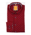 bawełniana koszula męska Redmond modern fit nadruk 94445110-50