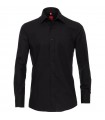 czarna bawełniana koszula męska biznes Non Iron Redmond regular fit 150300-90