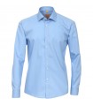 jasno-niebieska bawełniana koszula męska biznes Non Iron Redmond modern fit 150110-13