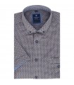 bawełniana koszula męska Redmond Organic z nadrukiem regular fit 231035999-50