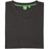 T-Shirt V Neck D555 SIGNATURE 2 - ciemny melanż