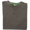 T-Shirt V Neck D555 SIGNATURE 2 - khaki