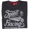 T-Shirt D555 CORTEZ Speed Racing - czarna