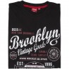 T-Shirt D555 NEAL Brooklyn - czarna