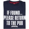 T-Shirt D555 SIMON Return To The Pub - granatowa