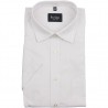 Biała elegancka koszula bawełniana z krótkim rękawem 43450350501
