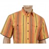 Bawełniana koszula męska Clover z krótkim rękawem 09215c