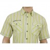 Bawełniana koszula męska Clover z krótkim rękawem 09255a