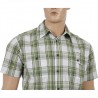 Bawełniana, sportowa koszula męska Clover z krótkim rękawem 10306c